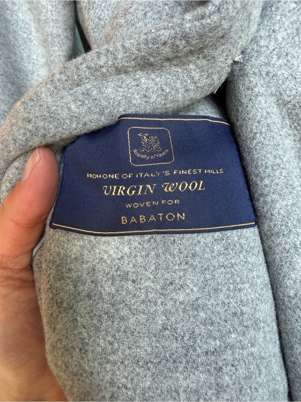 Aritzia Babaton The Stedman Coat Size S Virgin Wool in Light Heather Grey - Picture 10 of 10